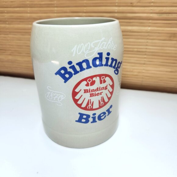 Binding Beer German Beer Stein Mug 100 Year Anniversary Stoneware - Picture 3 of 6